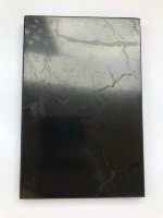Плитка шунгитовая полированная 15х10 cm 