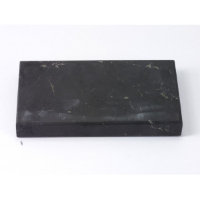 Плитка шунгитовая неполированная 10x6х1,2 cm