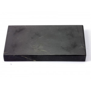 Плитка шунгитовая полированная 10x6х1,2 cm
